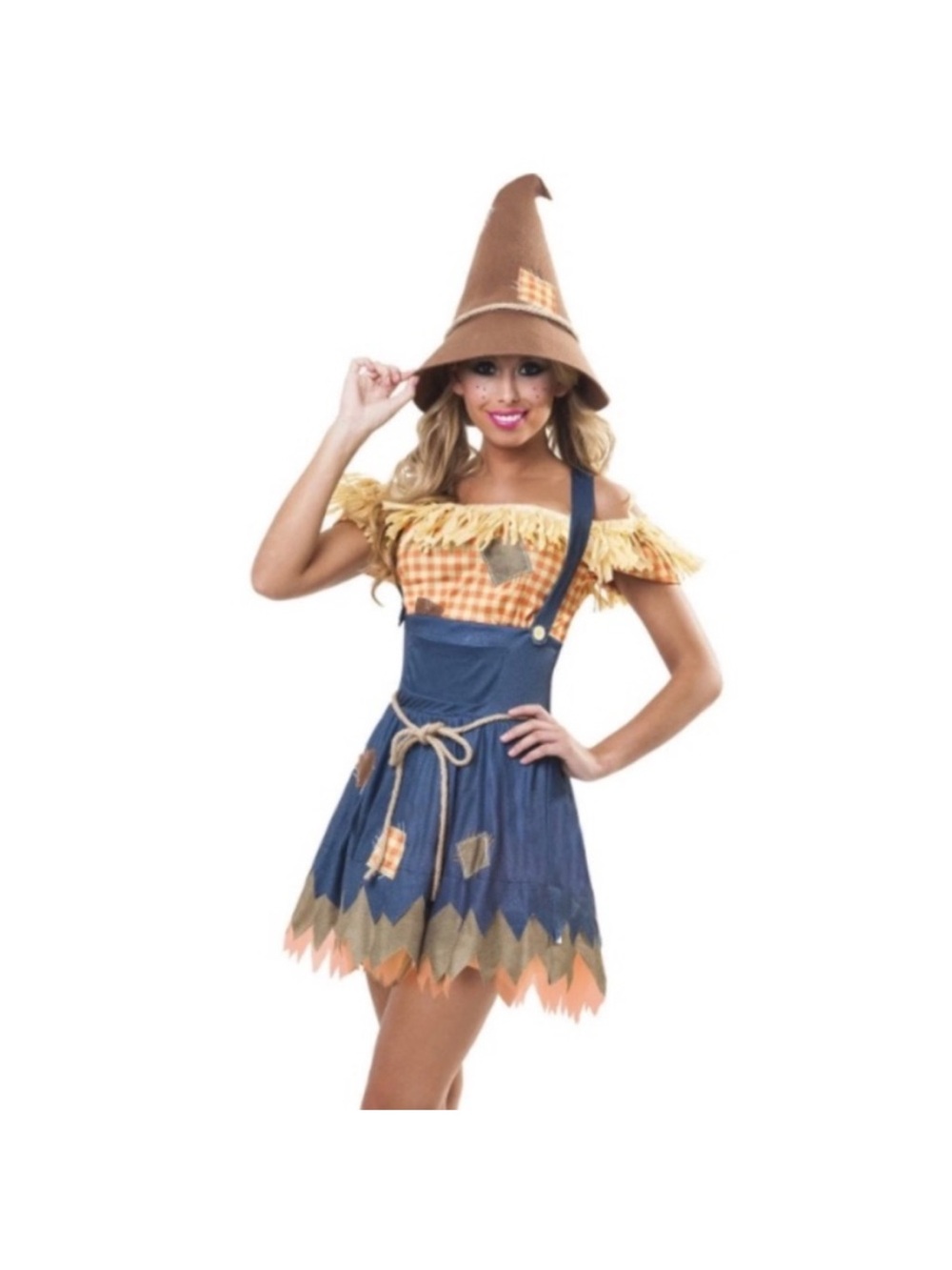 Women’s Cornfield scarecrow cutie costume XL large (12-14)